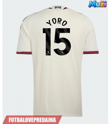 Lacne Muži Futbalové dres Manchester United Leny Yoro #15 2026-27 Krátky Rukáv - Tretina